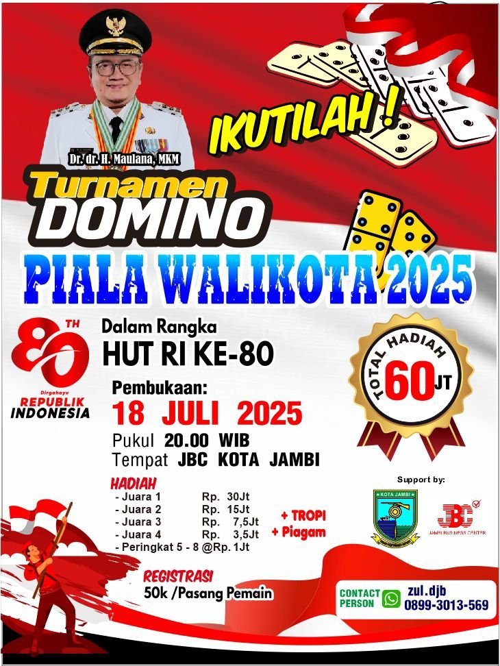 ♠️♣️TURNAMEN DOMINO TERBESAR DI JAMBI! ♦️♥️